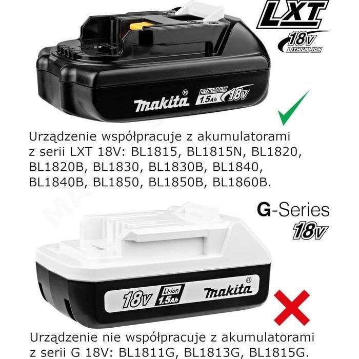 MAKITA akumulatorowy odkurzacz samochodowy 18V bez aku DCL182ZB