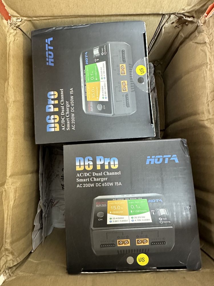 Зарядний пристрій HOTA D6 Pro Dual 325W 15A 1-6S LiPo AC/DC