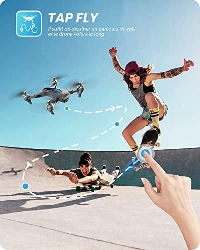 DEERC D10 – Składany dron z kamerą 2K HD dla dorosłych i początkującyc