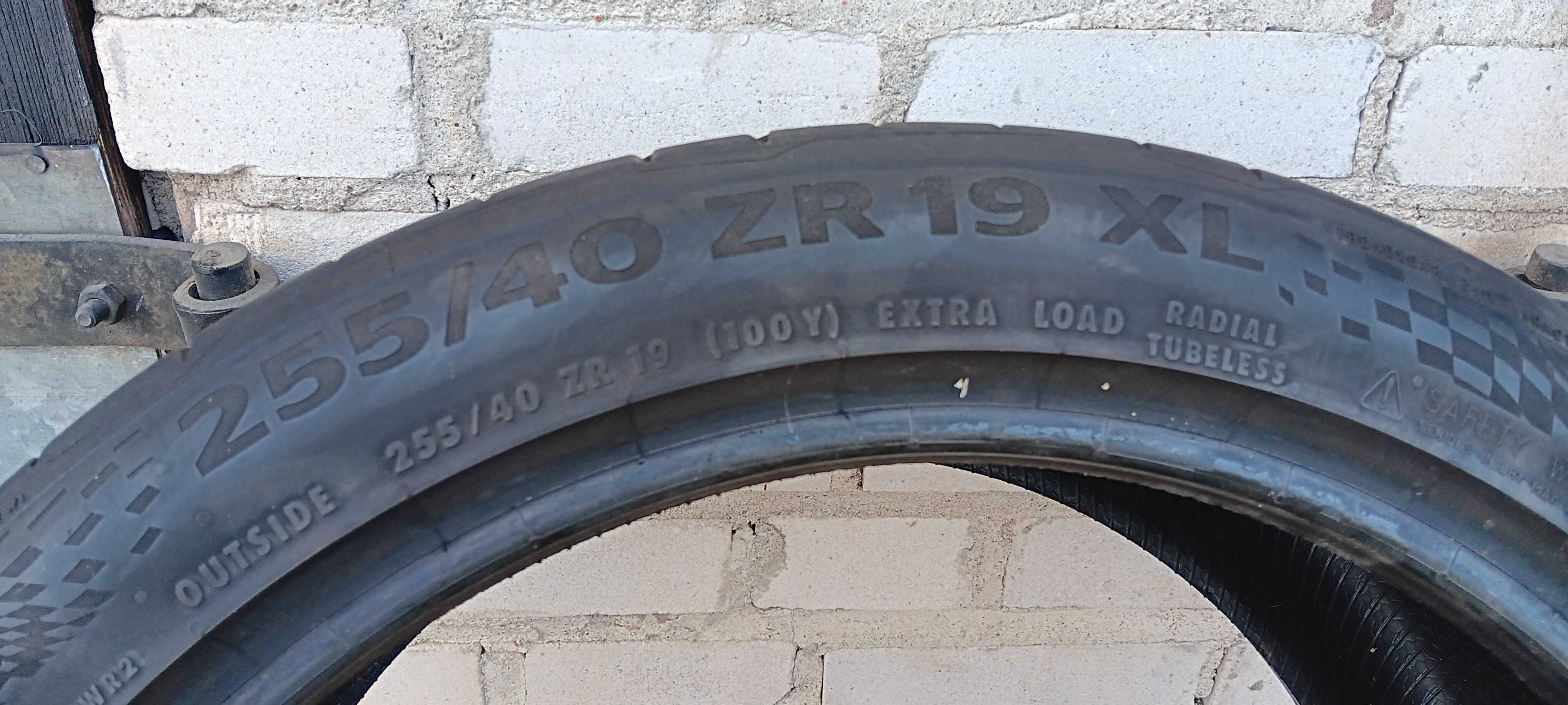 Opony Letnie Continental SportContact 7 rozmiar 255/40 r19 XL Z 2023 r
