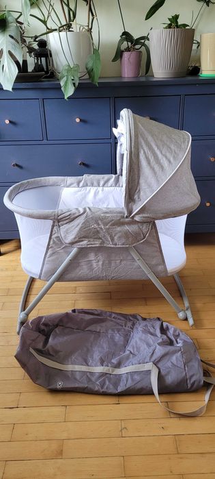 Łóżeczko 3 w 1 Kinderkraft Lovi szare
