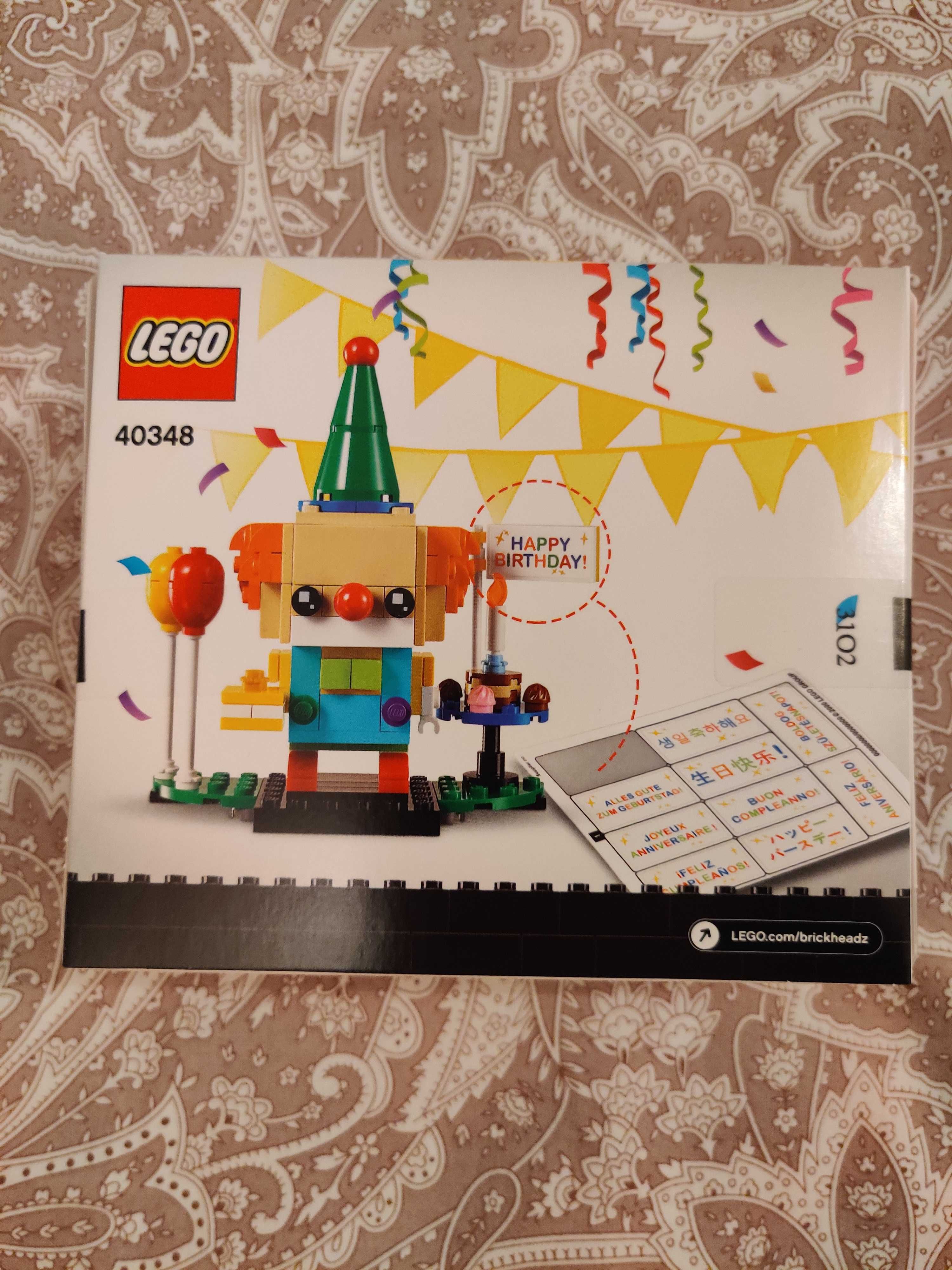 LEGO® 40348 BrickHeadz - Klaun z urodzinowego przyjęcia Nowe