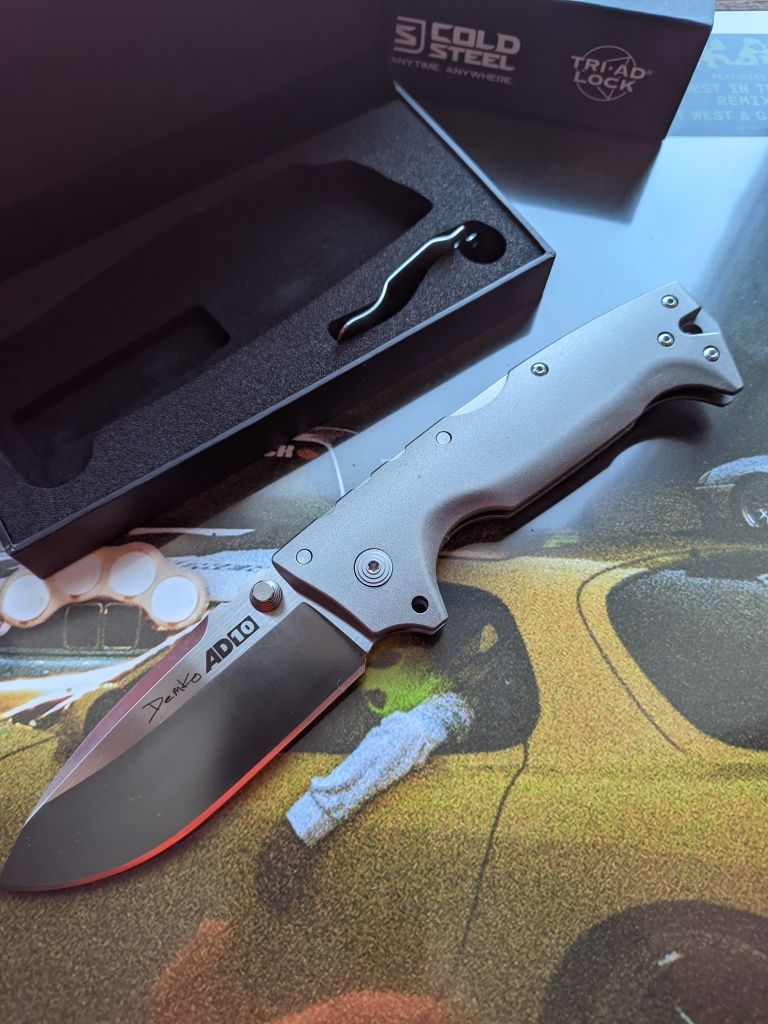Новый лимитированный нож Cold Steel AD-10 Demko Limited Edition титан