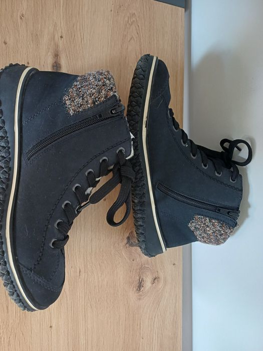 Buty Rieker rozmiar 36 zimowe ocieplane damskie botki