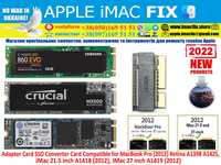 Адаптер переходник M.2 SSD SATA 7+17pin Apple SSD Macbook, iMac 2012