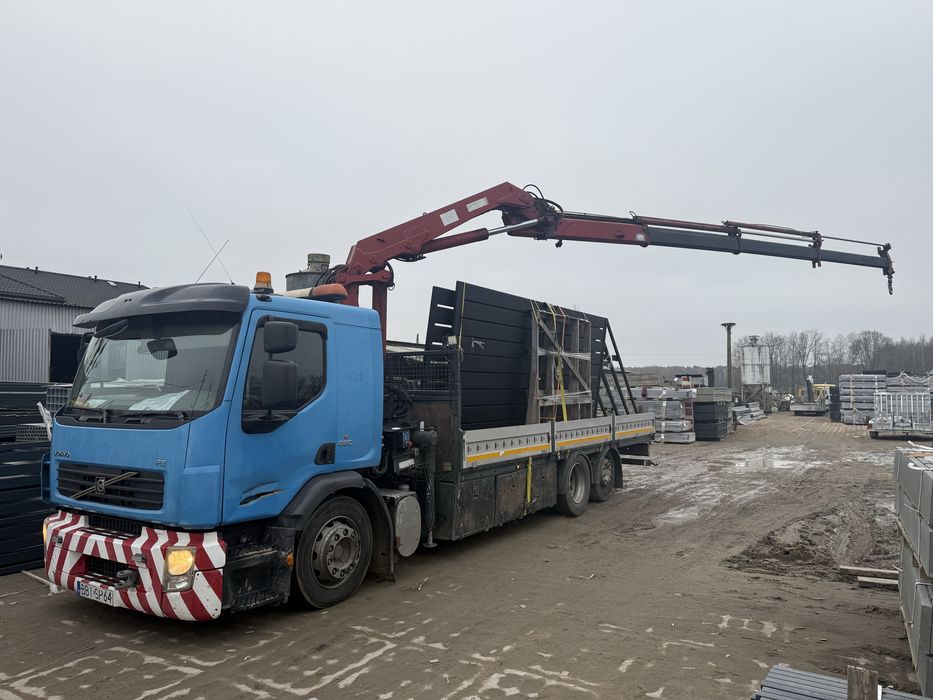 Volvo fe280 skrzynia + dzwig  HDS HMF (hiab palfinger ) na export