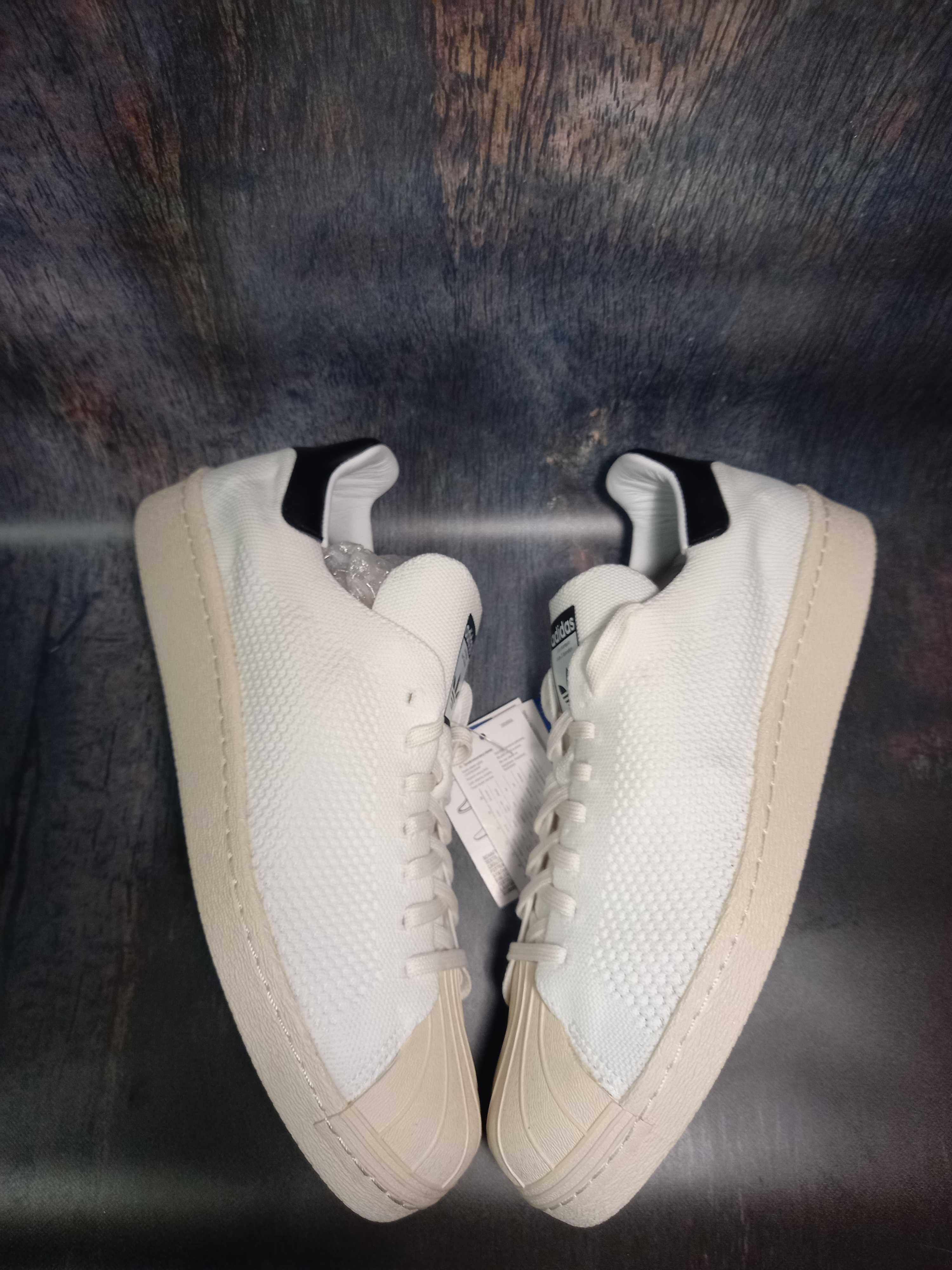 Adidasy superstar Primeknit białe z oryginalnym pudełkiem.