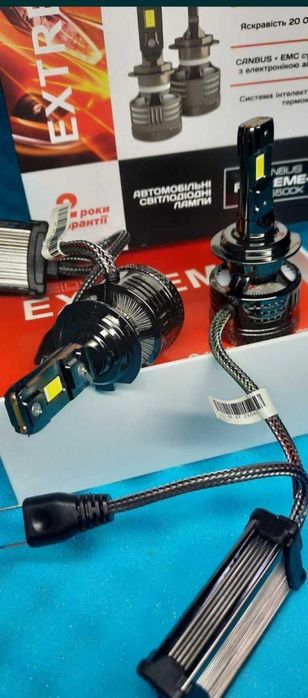 Світлодіодні LED лампи AMS Extreme-F H7/Н11/HB3/HB4 5500K CANBUS/120W