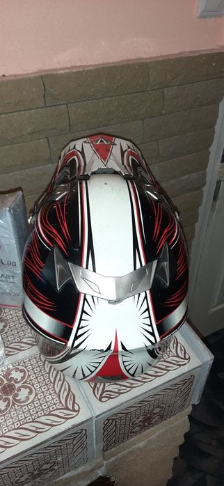 Мото шлем кроссовый