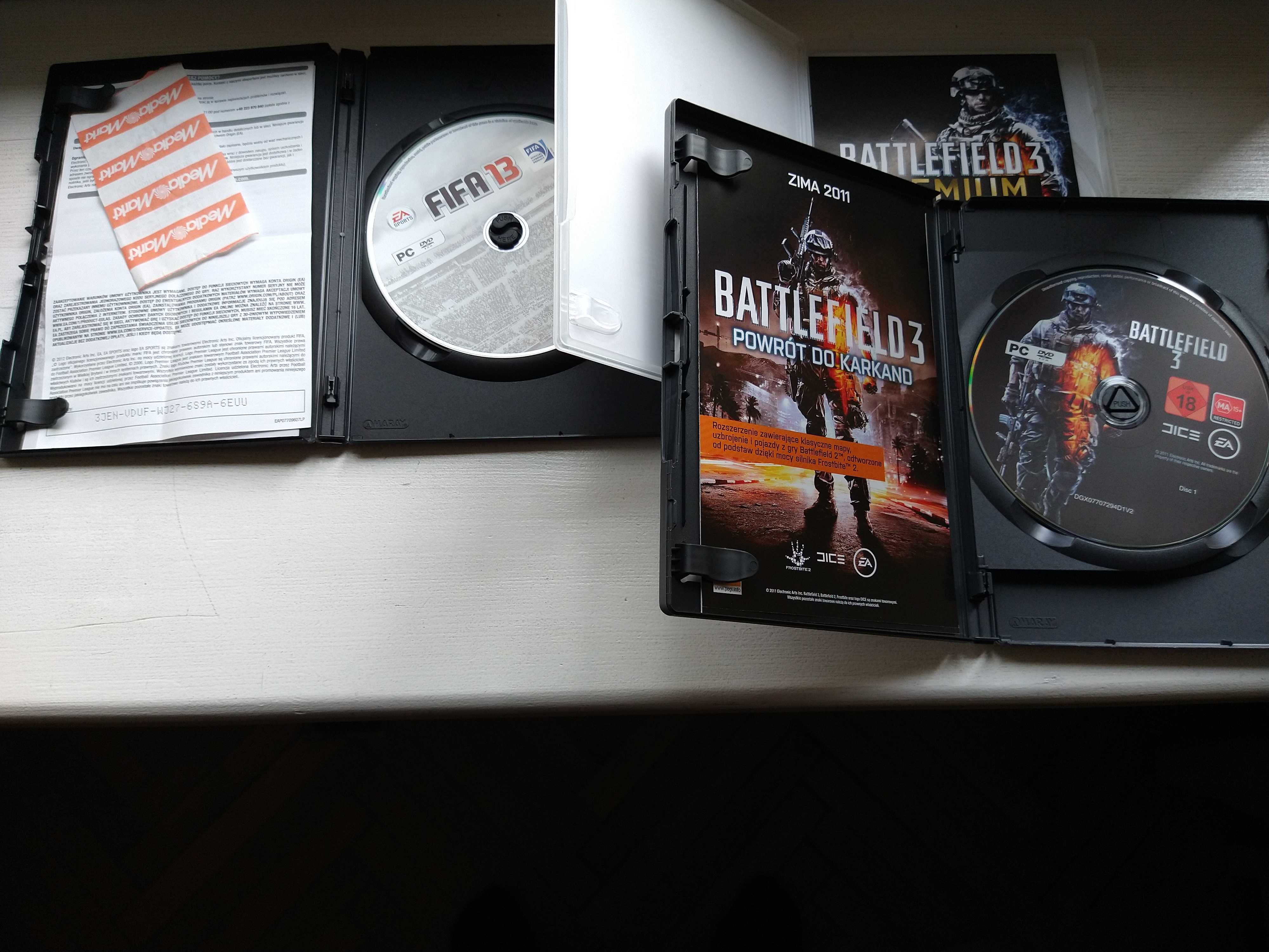 PC : FIFA 13 / Battlefield 3+Premium