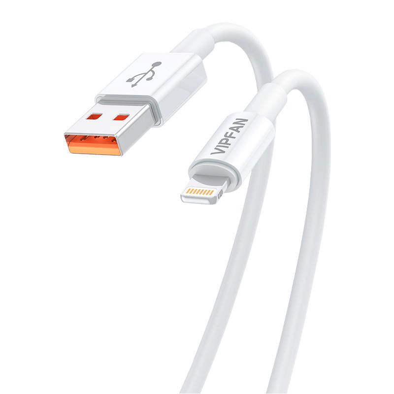 Kabel Usb Do Lightning Vipfan X17, 6A, 1.2M (Biały)