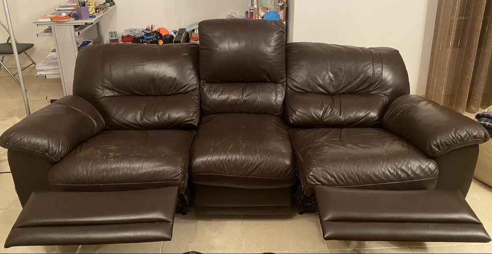 Sofá 3 lugares / reclinado