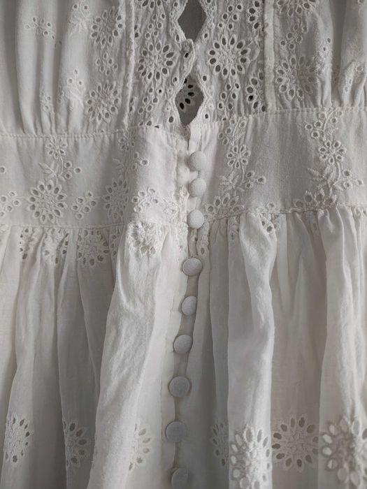 Biała koronkowa sukienka, Boho, sesja zdjęciowa