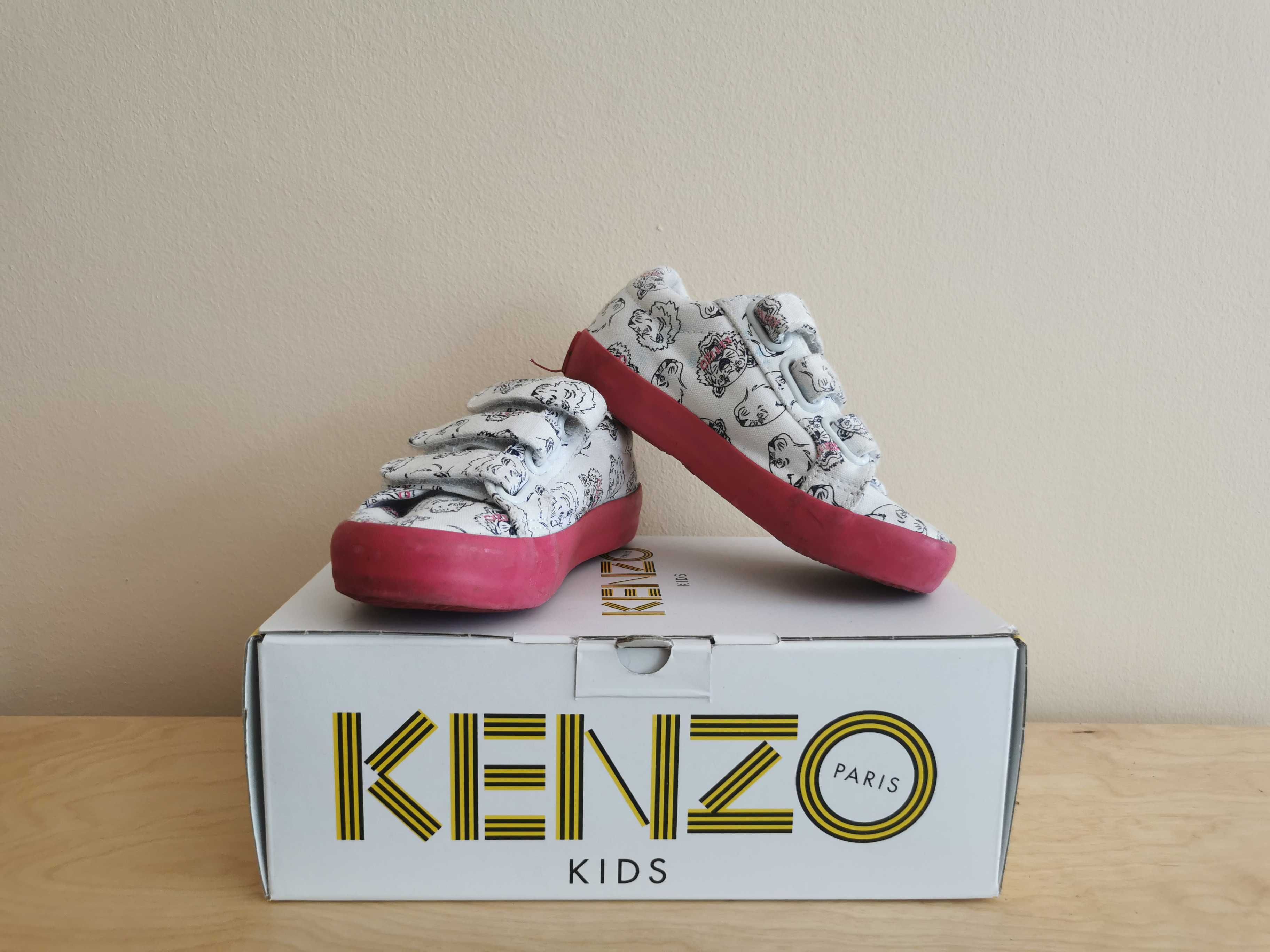 Nowe buty Kenzo 25 Girls Tiger Print Trainers