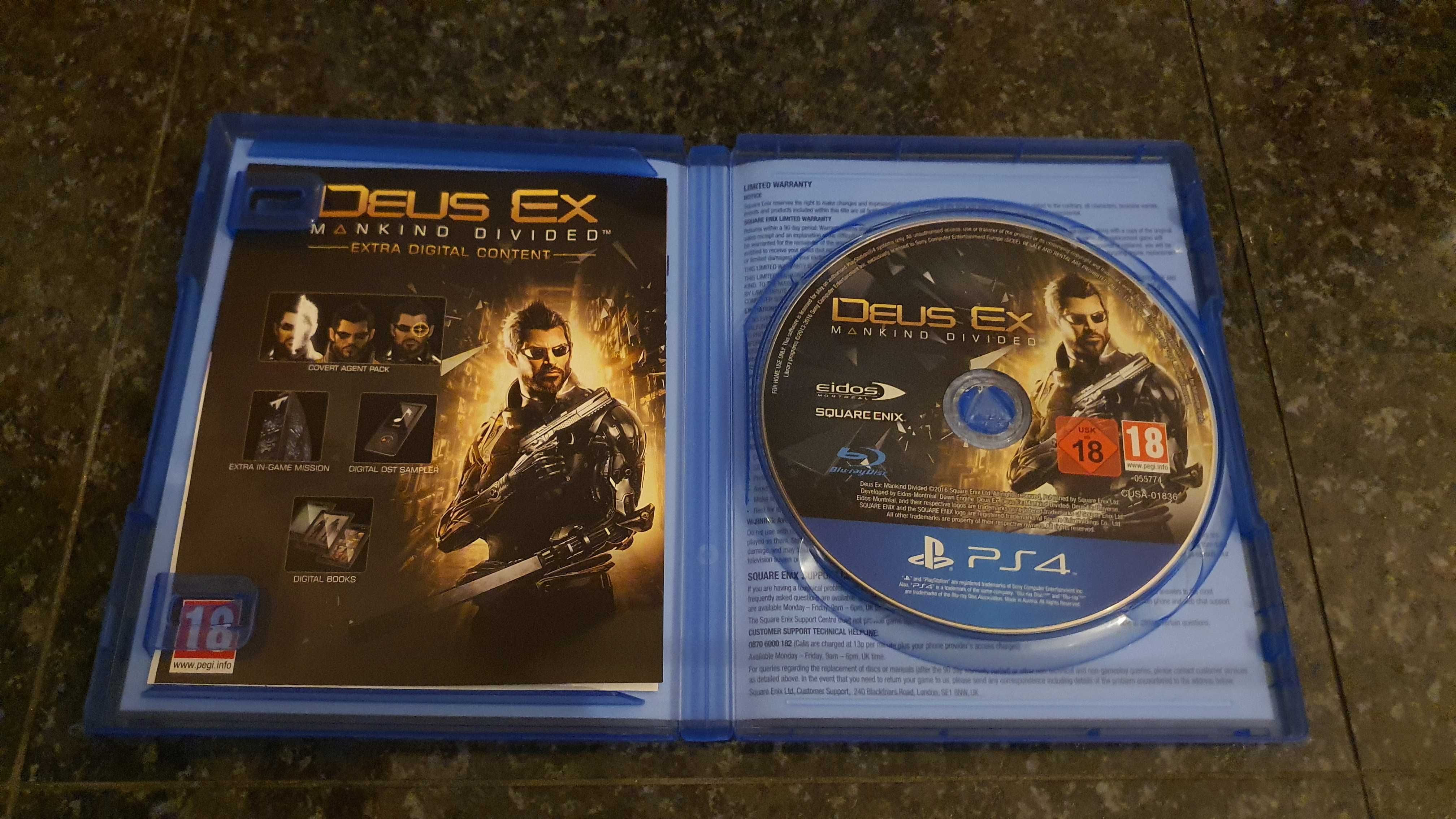 Jogo Deus Ex: Mankind Divided - Day One Edition (Ps3 - Completo)
