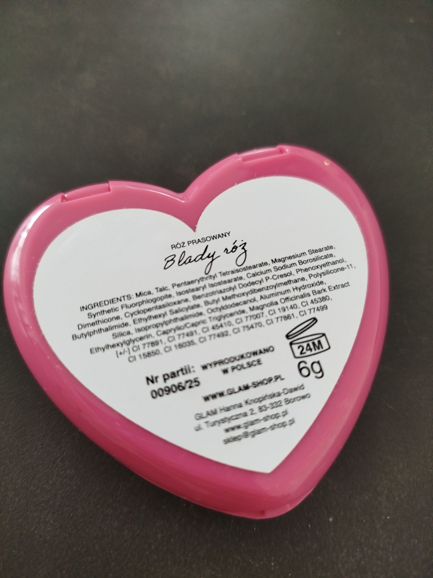 Róż Glam Shop blady róż