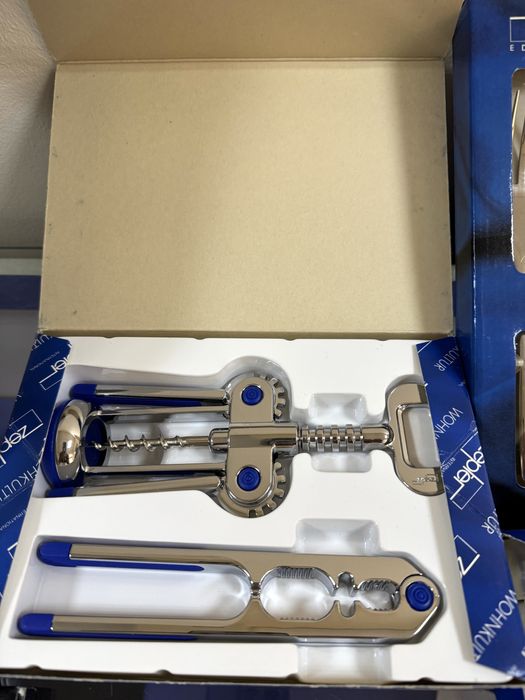 Подарочный набор Цептер штопор+ орехокол, вилка+ нож Zepter