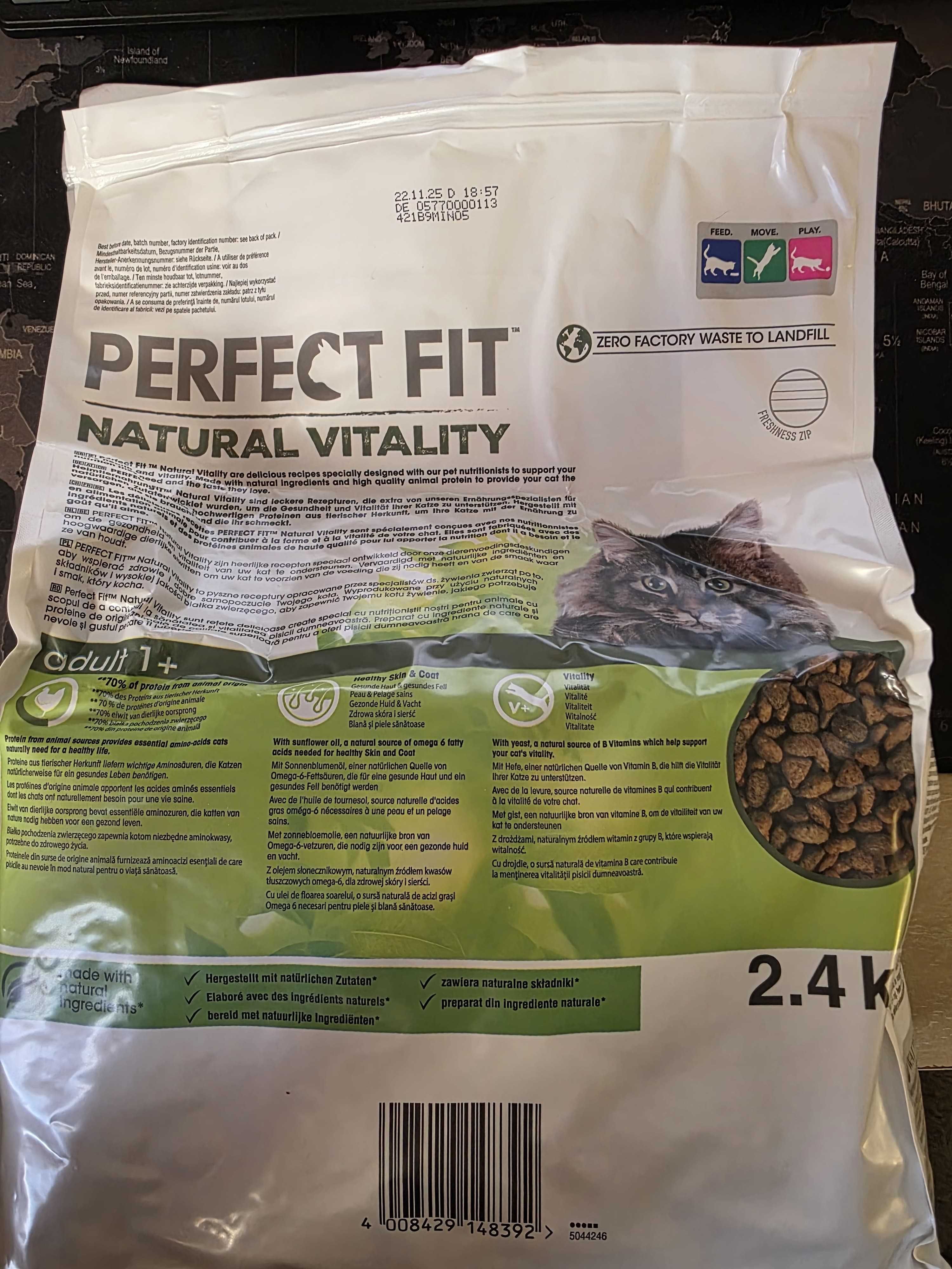 Perfect Fit Natural Vitality - 2.4kg - wołowina i kurczak