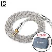 KBEar Chord 4 Rdzenie 6N Grafen 3.5mm Pin0.78 Etui KBEar Gratis!!!