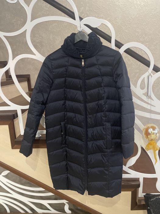 Женский пуховик длинный