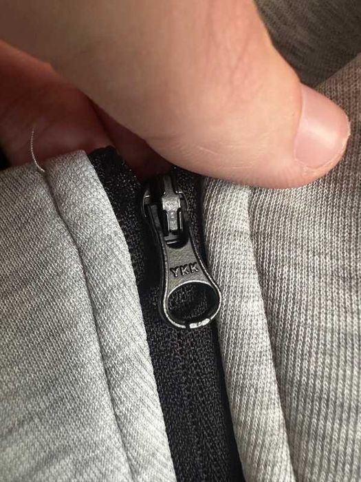 Nike Tech Fleece Windrunner Hoodie Szara Bluza