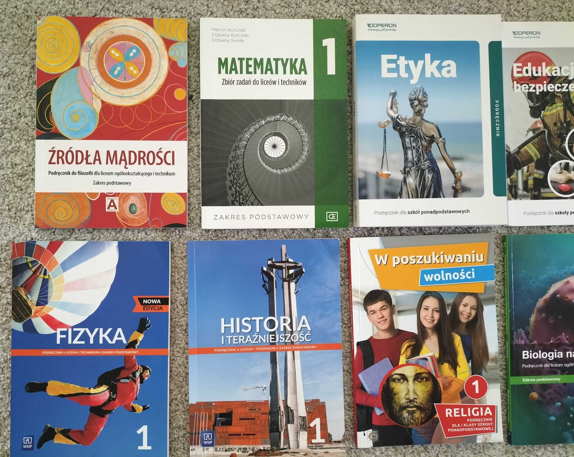 Podręczniki do klasy 1 liceum technikum