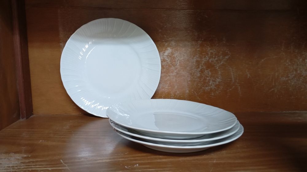 Conjunto 4 pratos de sobremesa