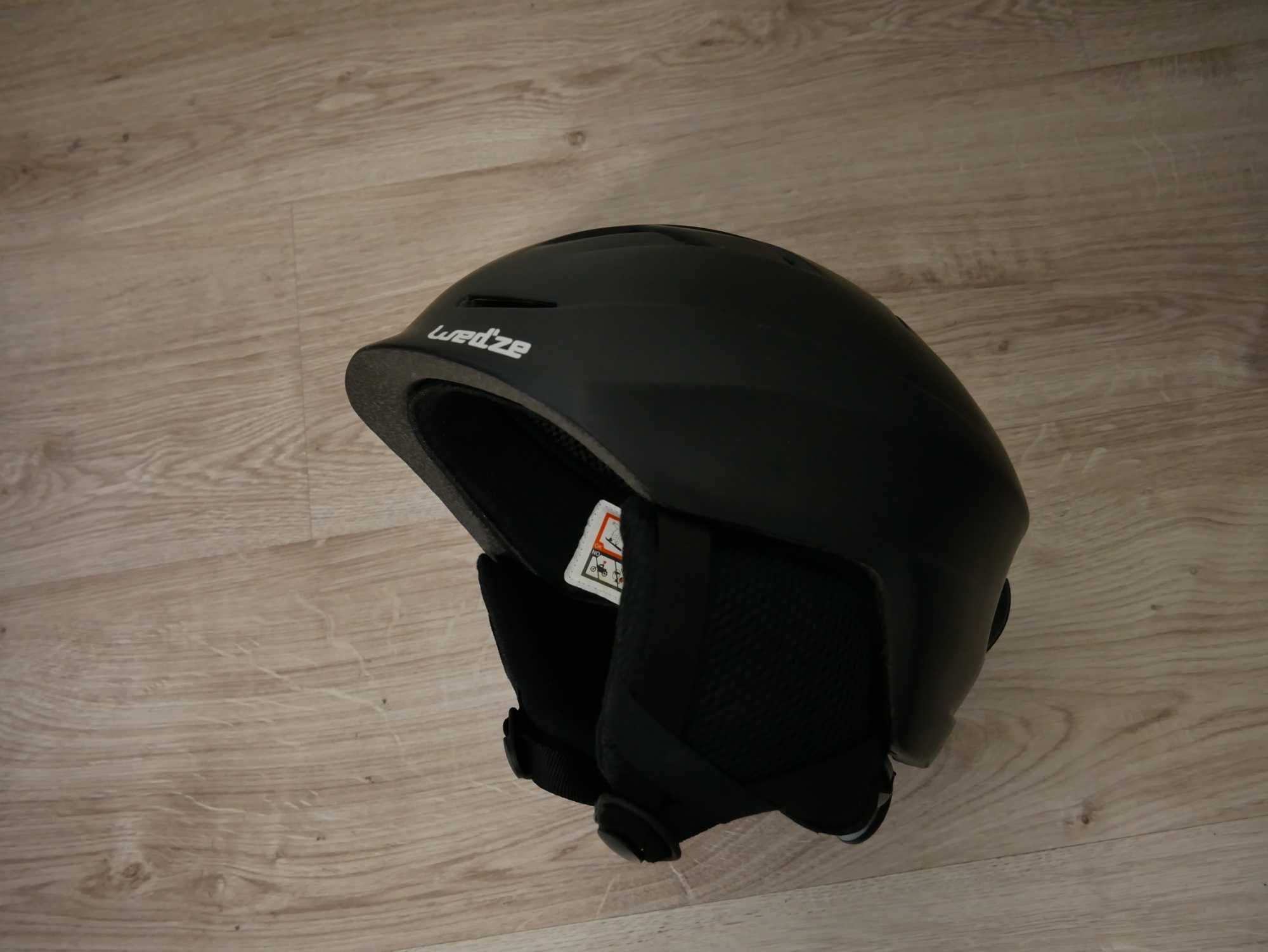 KASK MĘSKI NARCIARSKI Jak NOWY roz 54-58 Wedze H300 Black Katowice