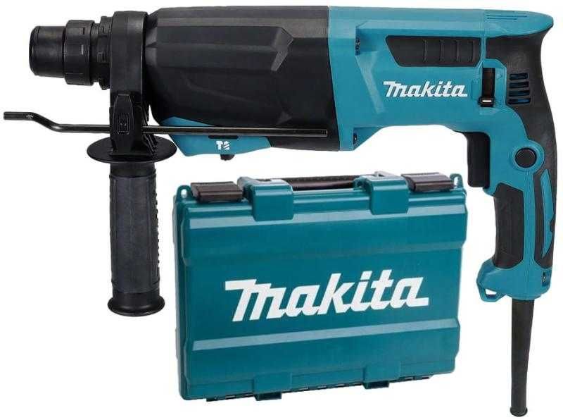 Makita HR2670 Młotowiertarka z opcją kucia 800W SDS+ 3,0J +walizka
