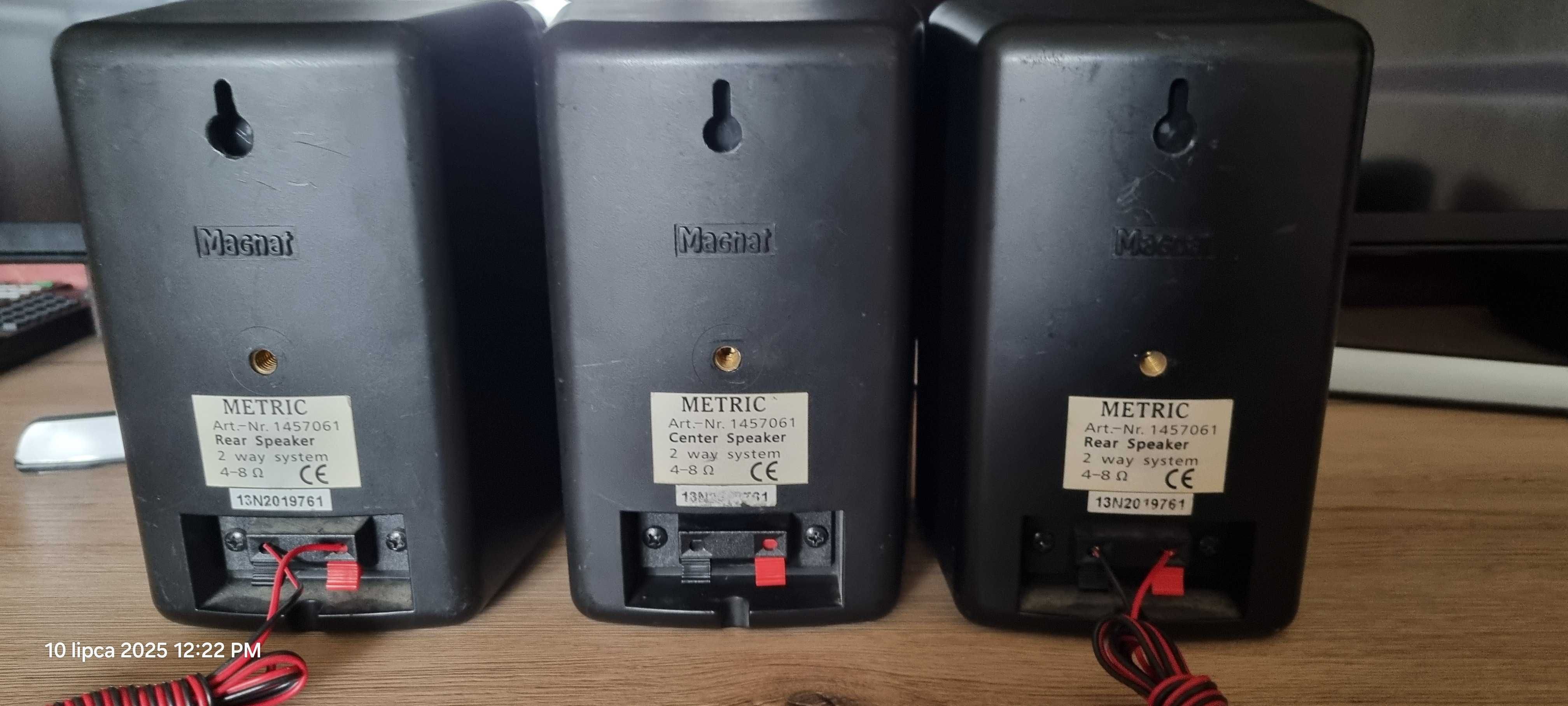 Sprzedam 3 głośniki "Magnat" Metric 4-8 om. Cena za kpl.