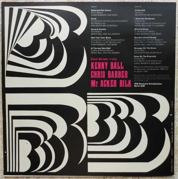 Jazz, LP Kenny Ball - Chris Barber - Mr. Acker Bilk