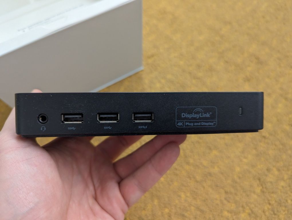 Hub USB Dell D3100 DisplayLink USB 3.1 trzy monitory