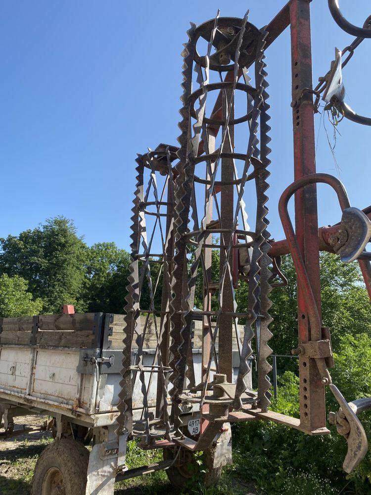 Польський передпосівний культиватор 6 м 3 м компактор kompaktor k600