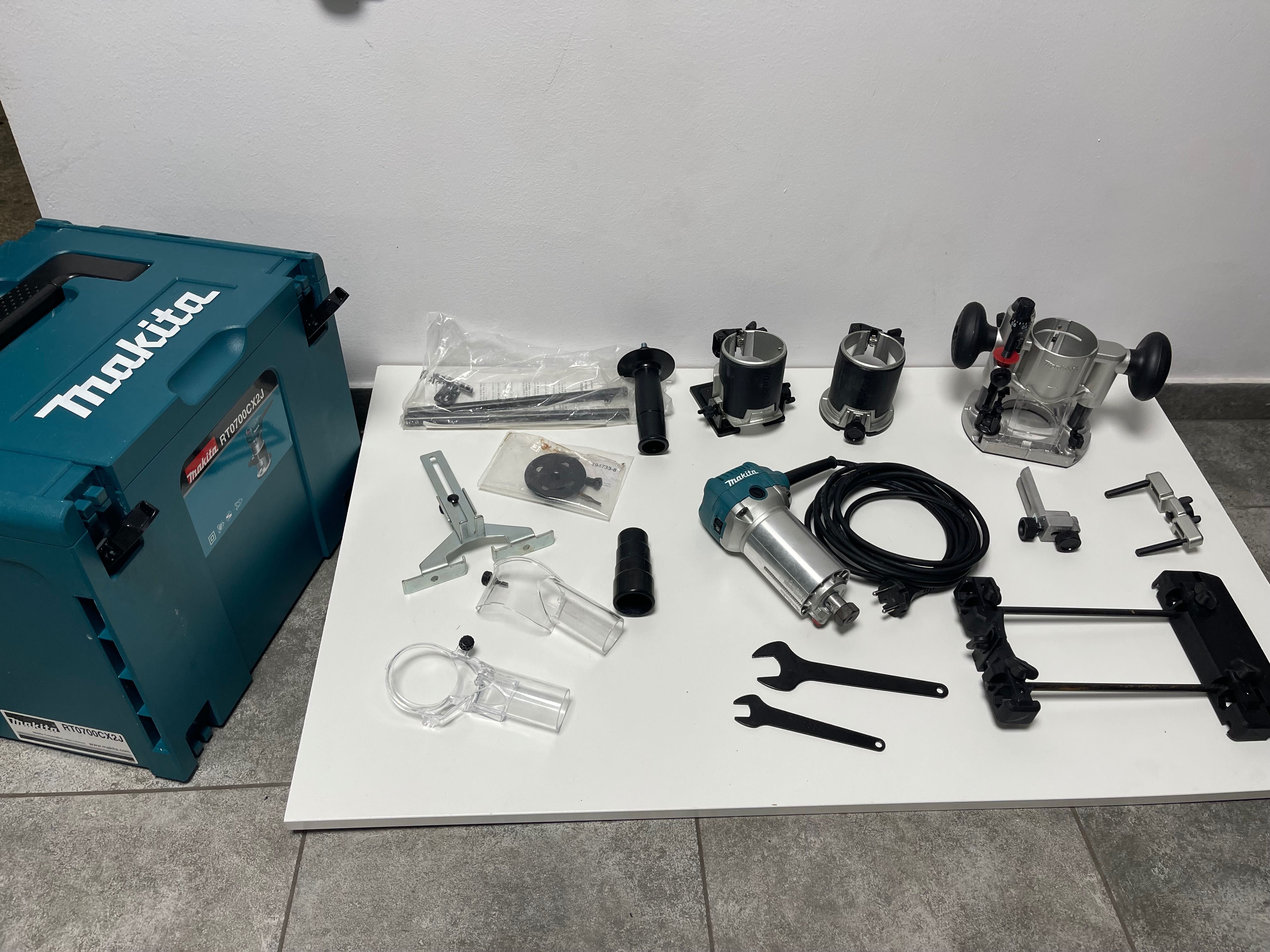 Frezarka krawędziowa MAKITA RT0702C idealny stan