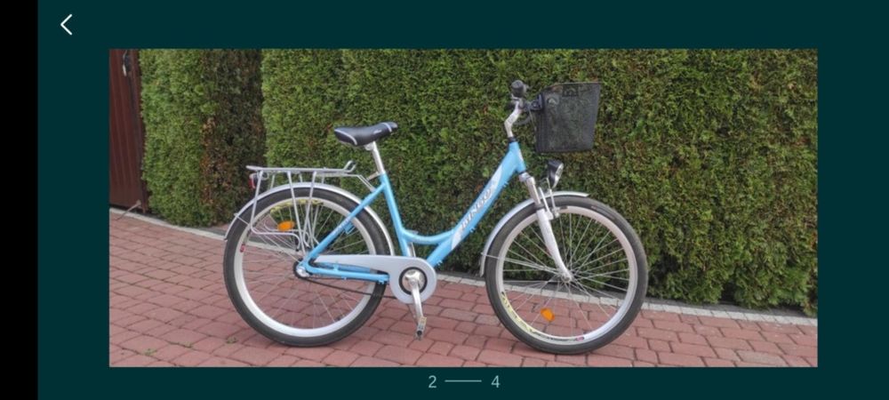 Sprzedam jak Nowy damski rower z biegami.