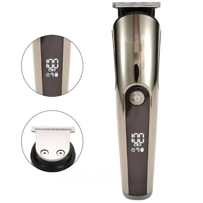 Акумуляторна машинка для стрижки 5в1, VGR V-107 / Тример для бороди