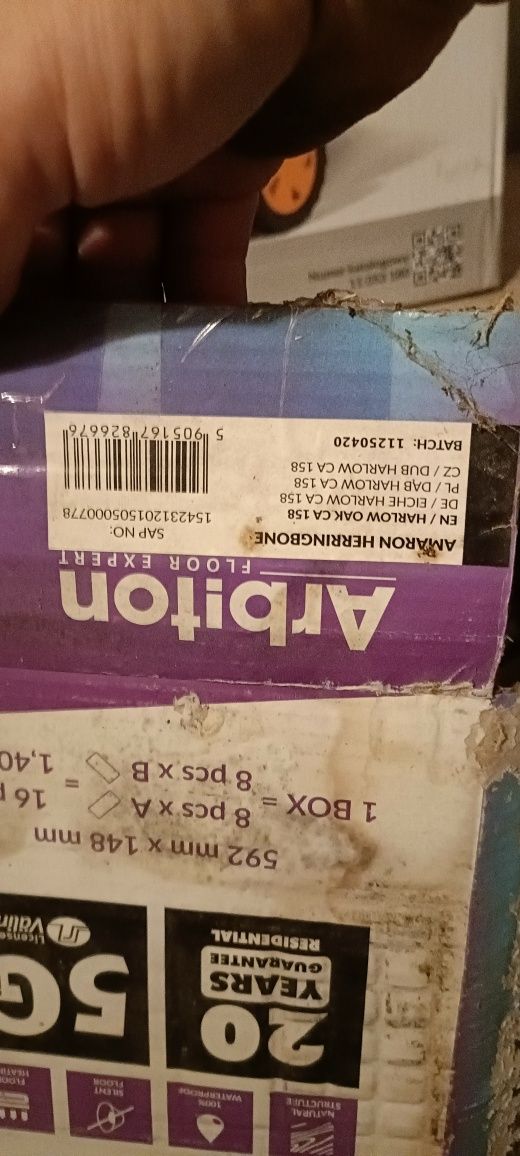 Panele podłogowe Dąb Harlow CA158 jodełka + GRATIS