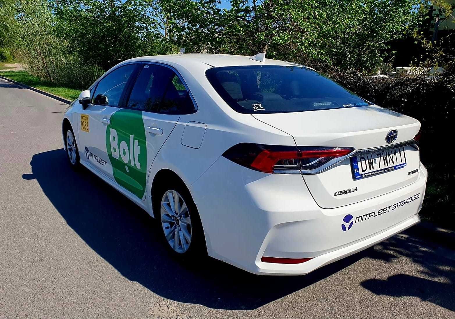 Wynajem samochodów TAXI UBER/BOLT/FREENOW Toyota Corolla, Hybryda, LPG