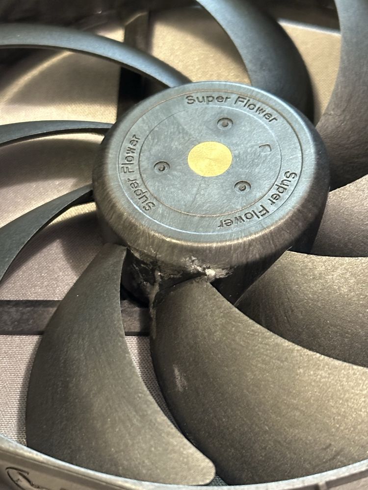 Вентилятор для ПК Super Flower MEGACOOL 140mm PWM Black/Grey