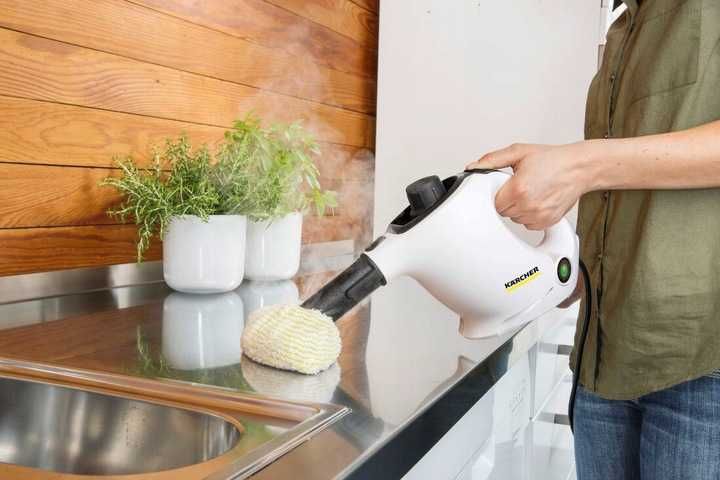 Parownica KARCHER Do Mieszkania 1200W - DUŻY Zestaw Końcówek