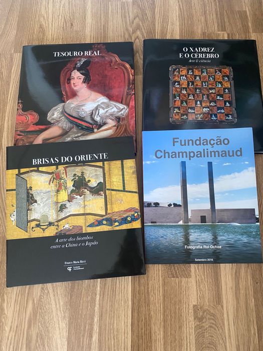 3 livros de Franco Maria Ricci + 1 livro de fotografia de Rui Ochoa