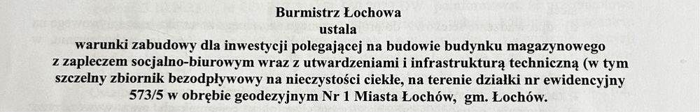 Sprzedam działkę  1880m świetna lokalizacja!