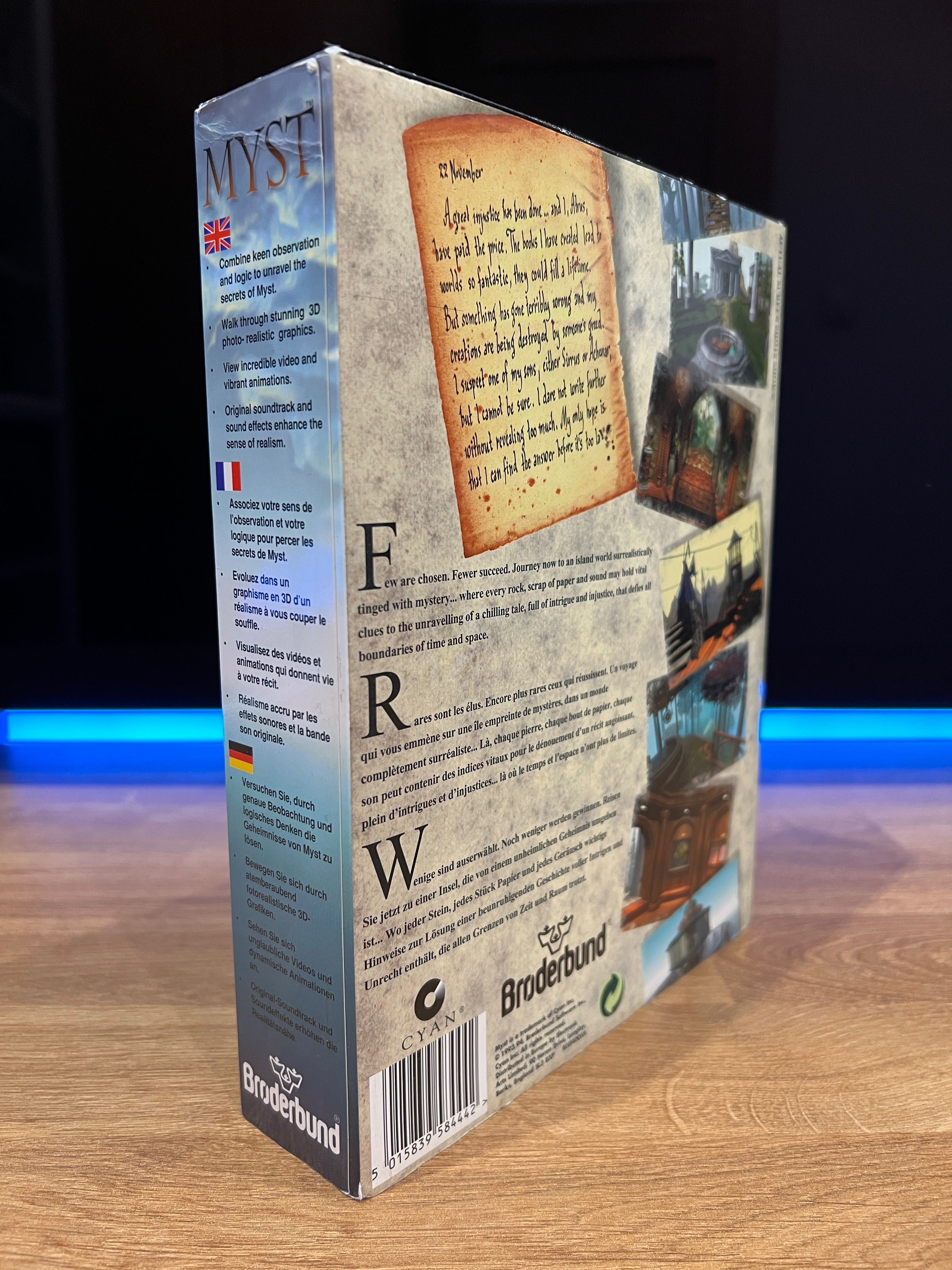 Myst 1 gra (PC EN 1995) BIG BOX kompletne premierowe wydanie
