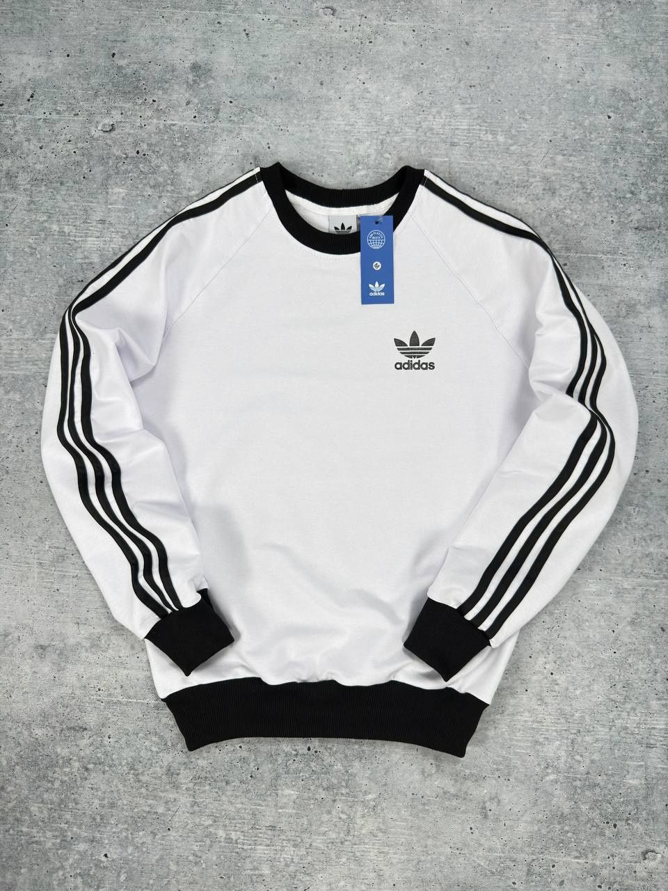 Adidas Світшот. Люкс якість. Кофта Адідас з лампасами. Лонгслів