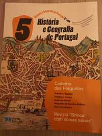 Livro História e Geografia de Portugal 5°ano - caderno de atividades