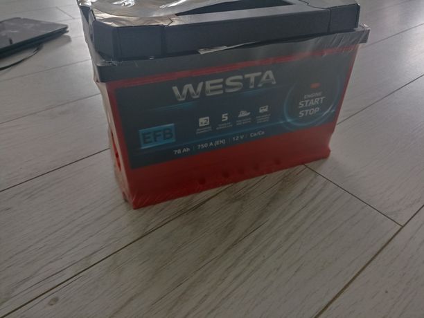 Акумулятор Westa 78ah 12v  Новий