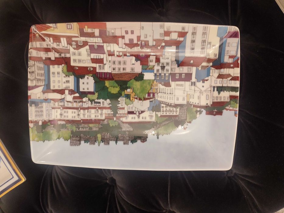 Prato Retangular vista alegre - Alma de Lisboa .