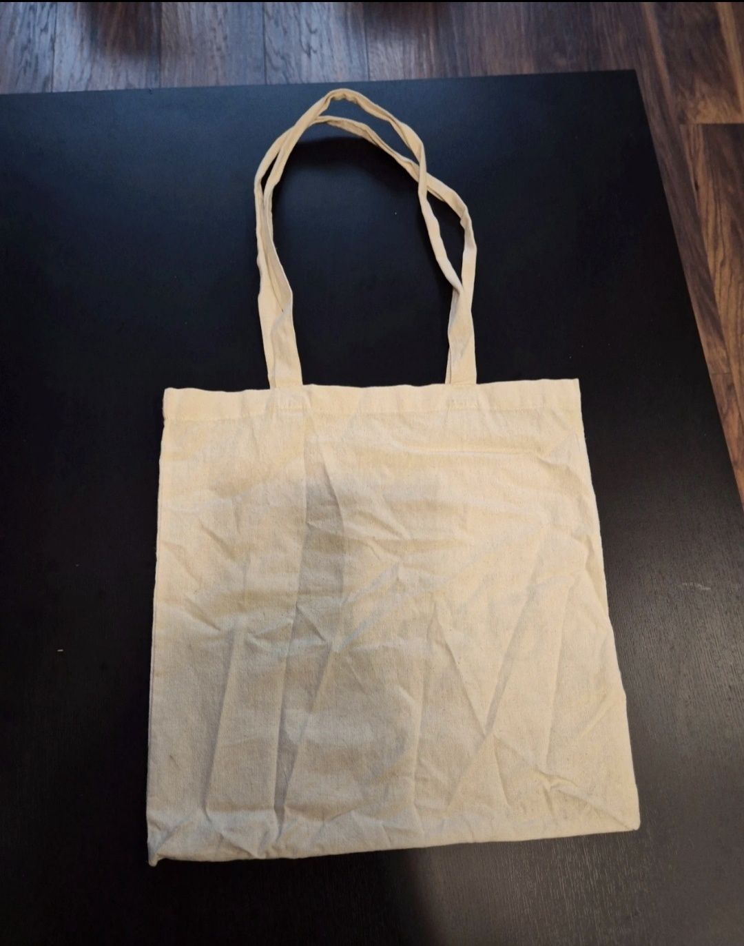 Torba materiałowa na zakupy A4 długie ramiączka Eco shopper