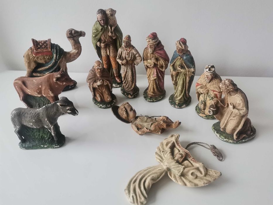 Stara przedwojenna Szopka Bożonarodzeniowa