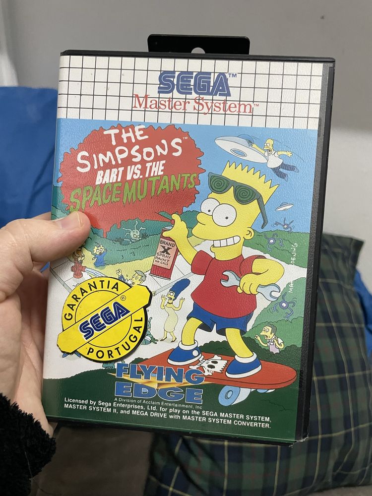 Sega Master System The Simpsons Bart Vs The Space Mutants